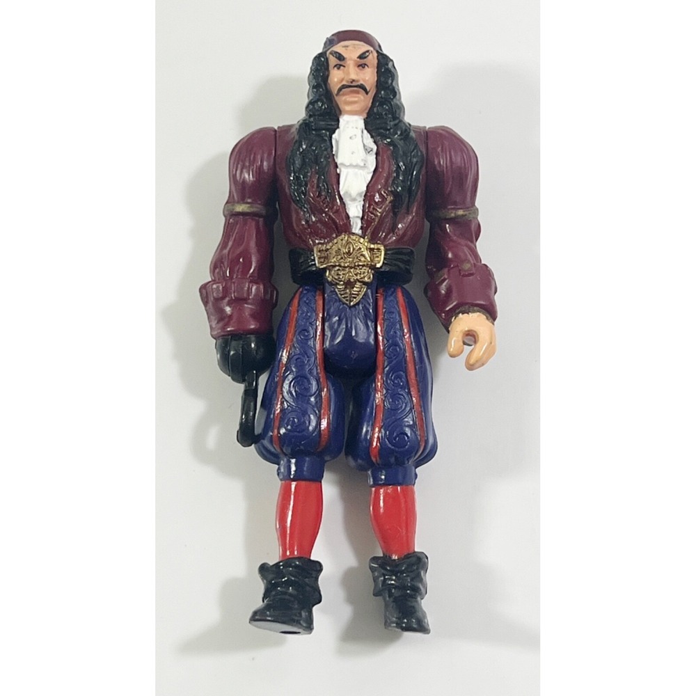 Captain Hook‎ Movie Tri-Star Mattel Action Figure 1991 (MISSING HIS HAT)